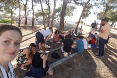 CREATIVE DISCUSSION IN A CIRCLE, LA MOTTA CASTLE